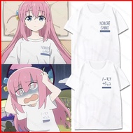 BOCCHI THE ROCK Gotoh Hitori Ijichi Nijika kessoku banndo Cosplay cloth 3D summer T-shirt Anime Shor