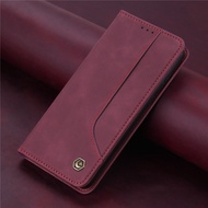 POLA Casing For Xiaomi Redmi Note 10 5G POCO X3 NFC M3 Pro F3 K40 Gaming Mi 11T 10T Pro Card Slots Auto Closing Magnetic Flip Wallet PU Leather Phone Cover Case