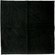 FZONE GC-1-BLACK Musical Instrument Cleaning Cloth, 11.8 x 11.8 inches (30 x 30 cm), Plain, Black