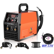 HITBOX MIG Set  Welder Semi-Automatic 220V Inverter Tig Argon Arc Gas-Less Mig Welder 3 in 1 Synergy