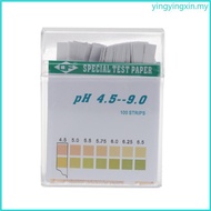 YIN 100 Strip 4 5-9 PH Alkaline Acid Indicator Paper Water Saliva Litmus Testing Kit