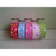 (10 yards) Butterfly Motif Grosgrain Ribbon 673,674,675,676,677 | Butterfly Pattern Ribbon | Craft M