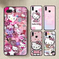 OPPO F5 F7 F9 F9Pro F11 F11Pro F19 F19S F19Pro F17 A73 A7X A9x A73 A94 4G A088 Hello Kitty black silicone TPU shell Phone Case