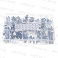 Nevʚ ɞ 500PCS 24-Value Aluminum Electrolytic Capacitor Kit 0 1uF -1000uF 50V Capacitors