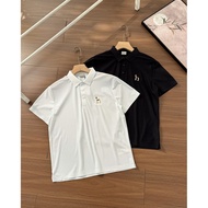 Korean Version HAZZYS 2026 HAZZYS Puppy Embroidery, Moisture Wicking Fashion Young Short-Sleeved Lap