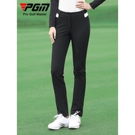 PGM golf pants women s autumn and winter slimming clothing golf pants women s thickened brushed long pants