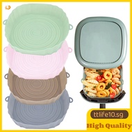 Air Fryers Oven Baking Tray Fried Chicken Basket Mat AirFryer Silicone Pot Round Replacemen Grill Pan Accessories 20cm