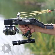 Crossbow alloy fish shooting artifact tool, laser slingshot, high-precision protective plate set,