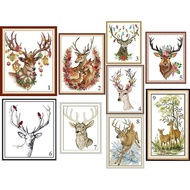 Deer Animal Reindeer elk Cross stitch kit