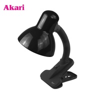 Akari Desk Lamp Fixture with Clip - Black (ADL-SBK108)