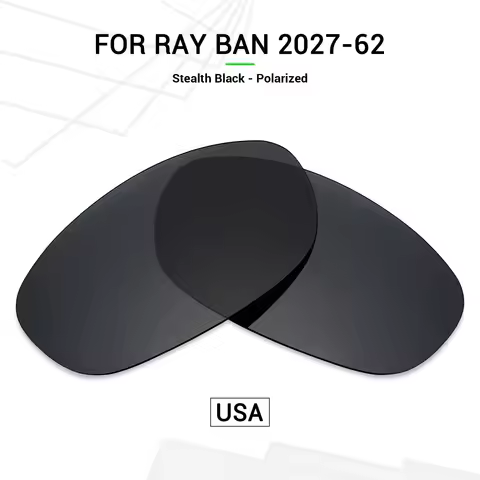 SNARK POLARIZED Replacement Lenses for RayBan Predator 2 RB2027 62mm Sunglasses - Multiple Options