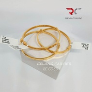 GELANG CARTIER EMAS TULEN 916 GELANG TANGAN EMAS 916 BANGLE CARTIER GOLD 916