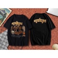 Fashion Pure Cotton KHMER CULTURE Short Sleeve Printed Hundred T-Shirt High QualityS-5XL