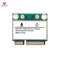 Network Card RTL8723DE 2.4G 150M  4.2 Mini PCIE for WIN7 WIN8 WIN10 WIN11