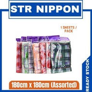 Premium Plastic Table Cover 180cm x 180cm Disposable Table Cloth Red color