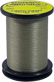 TIEMCO C Waxed Thread 332.8 ft (110 m) 8/0 Tan