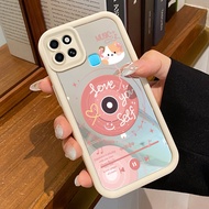 HP Infinix Smart 6 Phone Case Infinix Smart 6 Plus Case Softcase Yellow Music CD Phone Case Silicone