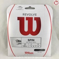 【威盛國際】 WILSON 網球線 Revolve　硬線 圓線 彈力線 舒適款軟硬線