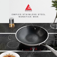 EMPICO Premium Honeycomb Stainless Steel Non-stick Wok 30cm