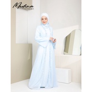 MEDINA JUBAH (BABY BLUE) 795 / P795 / SP795 (FREE SHAWL *till stock last)