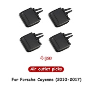 สําหรับ Porsche Cayenne 92A/958.1 958.2 2010-2017 Air Outlet Picks รถแดชบอร์ดด้านหน้าด้านหลังเครื่อง