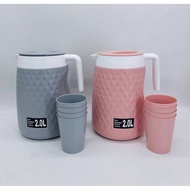 2Liter/2.2Liter VACUUM FLASK W/4 CUP