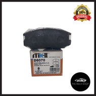 MKII Proton Saga 12V Iswara Wira 1.3 1.5 2.0D D6070 (4pcs) Front Brake Pad (SIRIM Certified)