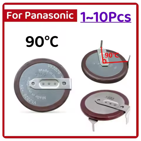 1-10pcs For Panasonic Rechargeable Button Lithium Battery ML2020 VL2020 For BMW E46 E60 E90 accu FOB
