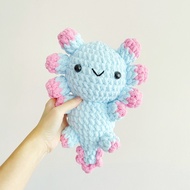 Amigurumi (Knitted Doll) Axolotl Plushie