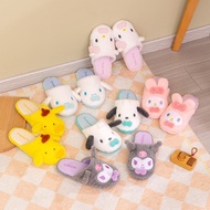 Kuromi Cinnamoroll Melody Pompompurin Pochacco Dog Hello Kitty Home Room Slippers Fluffy Shoes sh ki