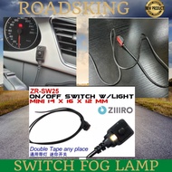 CAR 12V UNIVERSAL DAYLIGHT DRL FOG LAMP WIRE 100 CM ON OFF SWITCH HAVE LED