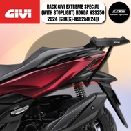 GIVI RACK EXTREME SPECIAL (WITH STOPLIGHT) HONDA NSS250 (2024) / FORZA 250 (2021) SRX(S)-NSS250(24)