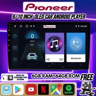 [6GB RAM+64GB ROM] QLED Pioneer Android Player 9"10" inch Car Multimedia MP5 Player WIFI