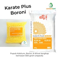 Pupuk KARATE PLUS BORONI + MKP Pak Tani Repack 100 gr - 200 gr - Kalsium Nitrat Plus Boron + Pupuk M