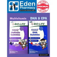 Bio-Life KIDDZ Multivits Gummies Multivitamin / DHA Gummies DHA & EPA ( 60's )