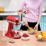 Pasta Maker Flat Beater Mixer Bowl Dough Hook Meat Grinder Attachment for KitchenAid Artisan Series Tilt-Head Mixer 4.5 &amp; 5 QT