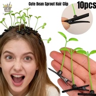 Cute Green Bean Sprout Hair Clip Children's Fun Hair Clip Daily Wear Hair Clip Headwear