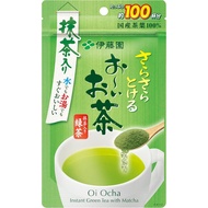 Itoen Oi Ocha Sencha Instant Green Tea with Powdered Matcha 80g zipper bag type Pack Ito En