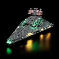 Kyglaring LED Lighting Set for Lego 75394 Imperial Star Destroyer - Continuous Light Kit Compatible 