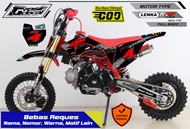 Sticker Striping Mini trail Lenka 50cc / 110cc Full body Bebas Reques