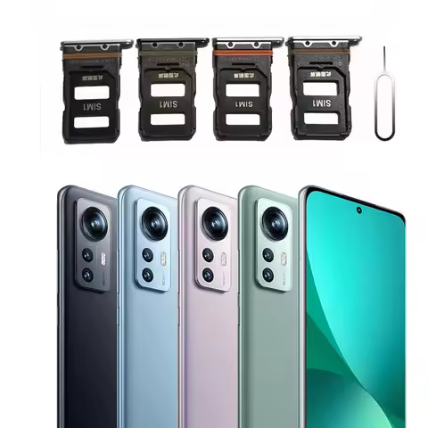 Phone SIM Card Slot Tray For Xiaomi 12 Pro 12X SIM Chip SD Card Holder Drawer For Xiaomi 12X