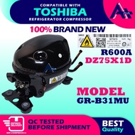 GR-B31MU DZ75X1D Compatible With TOSHIBA Refrigerator Inverter Compressor R600A GRB31MU GR B31MU