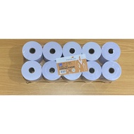 Paperline 1 Ply 58x65x18mm Receipt Paper [1 Pack of 10 Rolls]