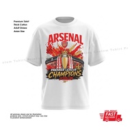 Arsenal FC Champions 2026 Cotton tshirt