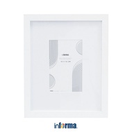 Informa Photo Frame Gallery MDF Wall 8R - White Photo Frame Picture Frame Decorative Frame