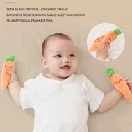 Baby Buds Hand Grip Carrot Shape (anti-shock when sleep) Carrot Carrot/ 1 & 2 Pcs