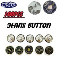 [ 100PCS / 1PKT ] Jeans Button / Butang Seluar Jeans / Jeans Tack Button Repair