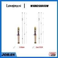 JORAN LEMOREN WHINDSHROOW 1.4M UL TRAVEL ROD ULTRALIGHT CARBONN JP015 - Zumarts Ofc