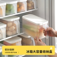 [5.9,000 Person Collection] Food Grade Refrigerator Storage Box Fresh-keeping Box Kitchen Vegetables