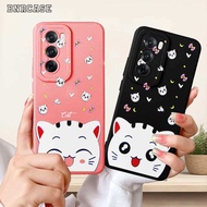 Softcase Cat Motif Silicone OPPO Reno 12 5G 11 f11 A79 A17 A16 A57 A77s A76 A55 A54 A74 A95 RENO 5 R